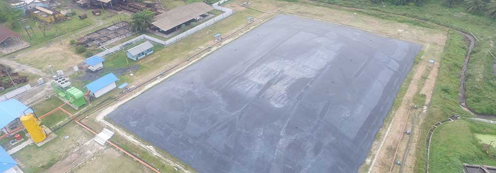 Cara memilih Geosintetik untuk sistem penahan Biogas