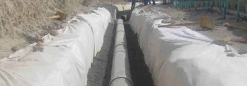Geotextile Non Woven untuk pelindung pipa baja