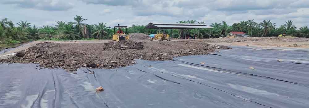 Proses Konstruksi Perkuatan Jalan dengan Geotextile