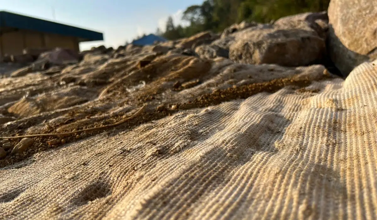 Menaklukkan Tanah Lunak Jawa Barat! Solusi Stabilisasi Unpaved Road dengan Geocomposite 50/50 kN