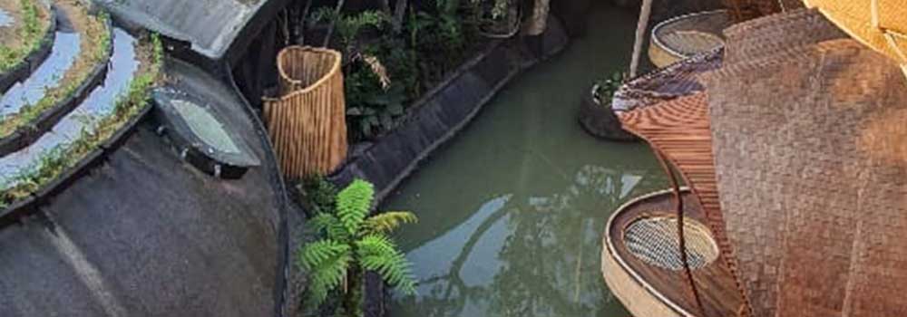 Pemasangan Geomembran Artificial Lake