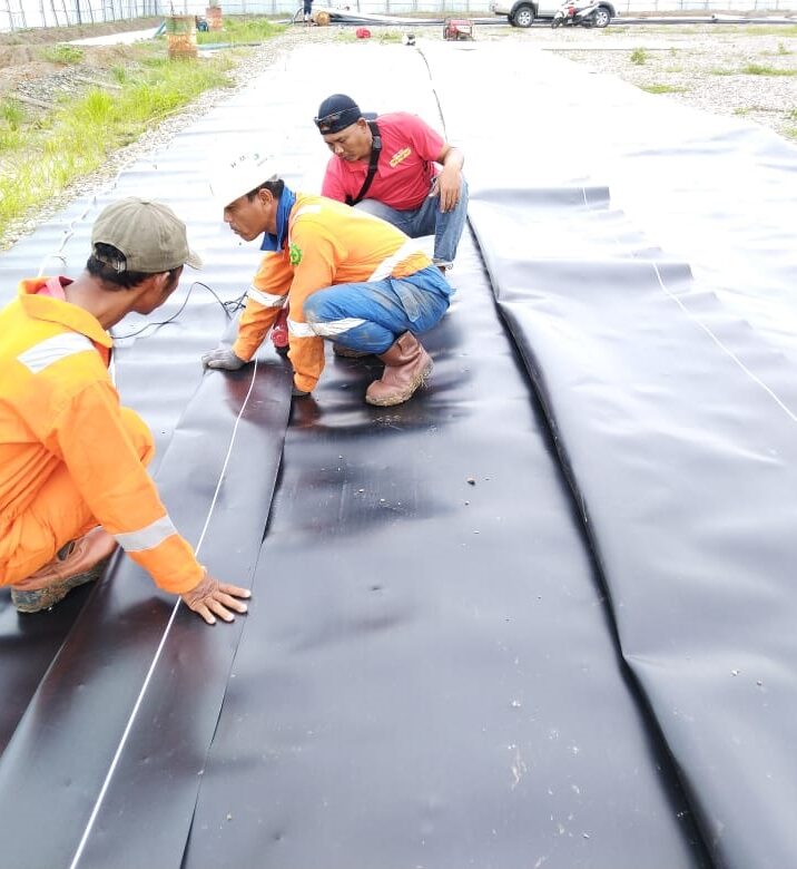 Geomembrane pada Lining Kolam Limbah