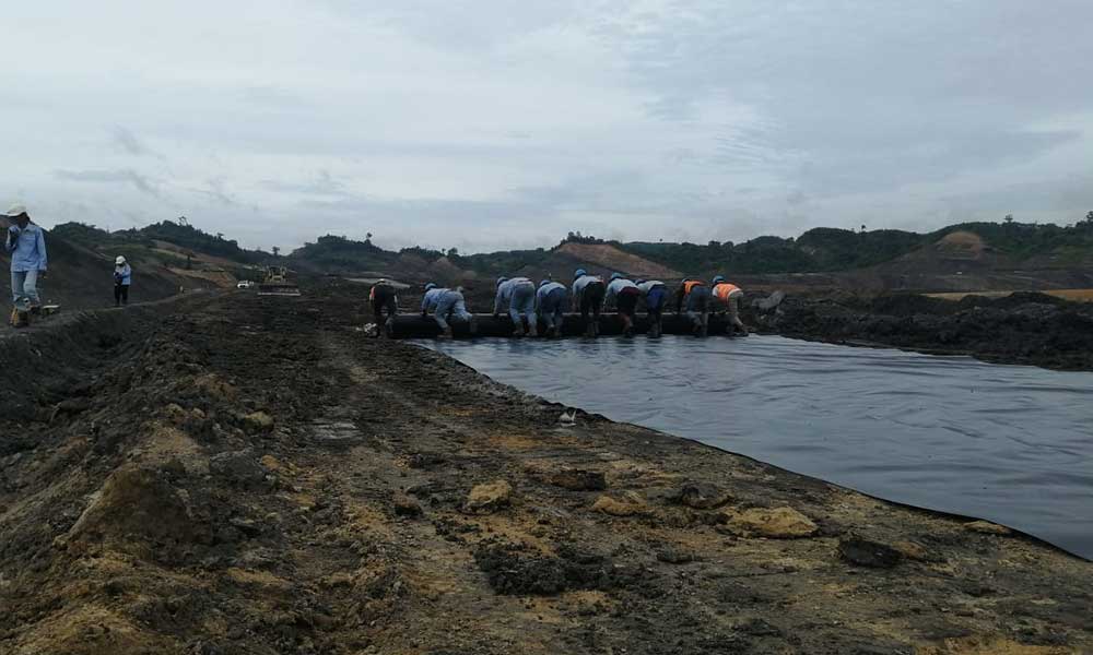 Penggunaan HDPE Geomembrane untuk Tailing (Limbah Tambang)