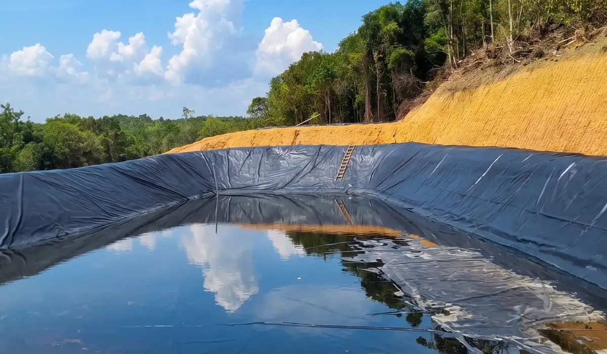 Mengamankan Kualitas Air Tanah Dengan Lining Kolam Resapan Menggunakan HDPE Geomembrane 0,3mm di Pontianak